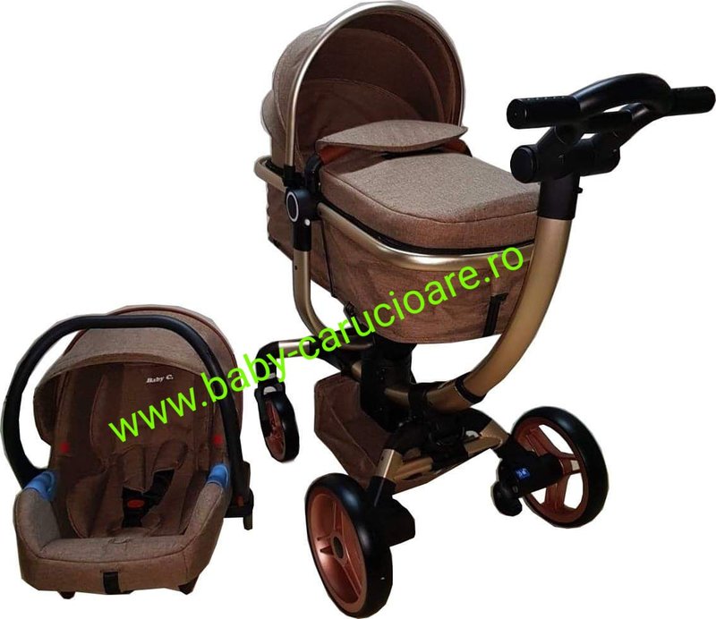 Carucior nou nascut 3 in 1 Baby Care 360°